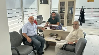 Türk Kızılayı Heyetinden PTT Merzifon Şubesine Nezaket Ziyareti