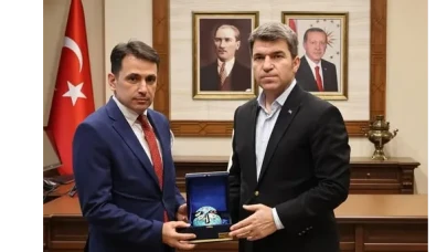 Gürol Çetin’den Vali Önder Bakan’a Veda Ziyareti