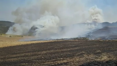 Aktarla Köyü’nde Yangın Ormana Sıçradı!