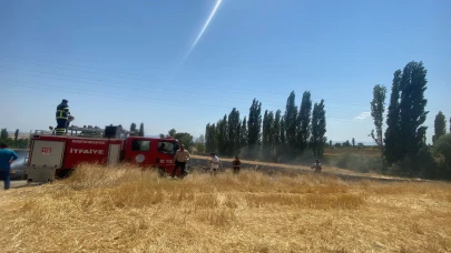 Yine Çavundur, Yine Yangın! İtfaiyeden Hızlı Müdahale