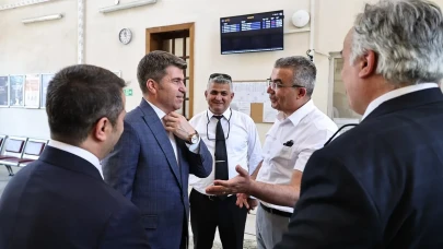Amasya Valisi Önder Bakan’dan TCDD Amasya Gar Müdürlüğü’ne Ziyaret