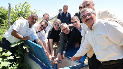 Akören Köyü’nde Sulama Tesisinin Açılışı Gerçekleştirildi