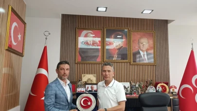 MHP Amasya İl Başkanlığı’na Hizmet-İş Sendikası’ndan Ziyaret