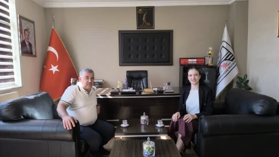 Kaymakam Erdoğan Duramaz’dan Hamamözü Belediyesi’ne Veda Ziyareti