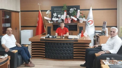 Eğitim-Bir-Sen’den Amasya Üniversitesi’ne Hayırlı Olsun Ziyareti