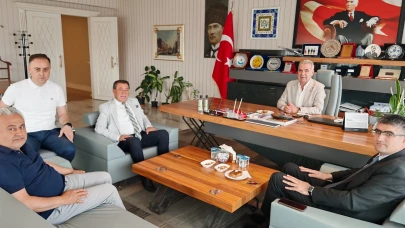 KOSGEB Amasya Müdürü Hamdullah Çelebi’den Merzifon TSO’ya Ziyaret