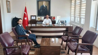 Başhekim Dr. Mustafa Mümin Öztürk’ten Kaymakam Osman Demirgül’e Veda Ziyareti