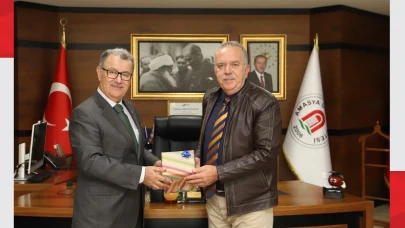 Merzifon POMEM Müdürü Süleyman Gül’den Veda Ziyareti