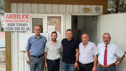 MHP Amasya Teşkilatından Akbilek Mahallesi Muhtarı Bekir Türkmen’e Ziyaret