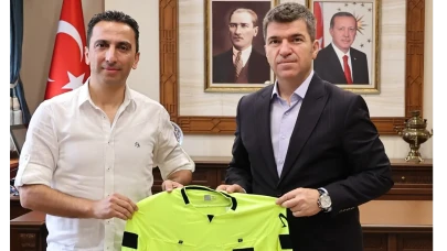 Süper Lig VAR Hakemi Bilal Köseoğlu’ndan Vali Önder Bakan’a Ziyaret