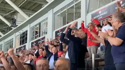 Başkanların Galibiyet Sevinci!