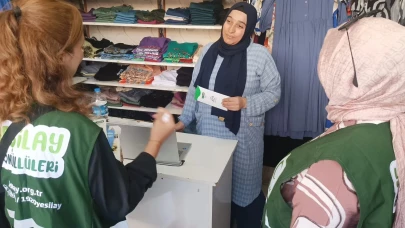Yeşilay Amasya’dan Esnafa Bağımlılıkla Mücadele Ziyareti