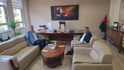 Merzifon Kaymakamı Karaaslan, Bekir Dutkuner’e Başarılar Diledi