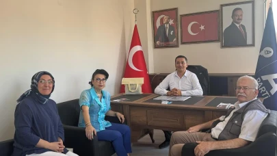 Merzifon Vakfı’ndan Anahtar Parti İlçe Başkanlığı’na Ziyaret