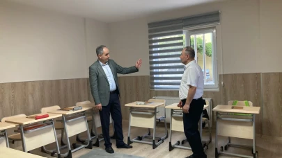 İl Müftüsü Hamza Bayram, Yenilenen Kur’an Kursu Binasını İnceledi
