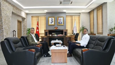 Adalet Komisyonu Başkanı Yoldaş’tan İl Millî Eğitim Müdürü Katipoğlu’na Ziyaret