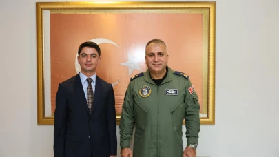 Tuğgeneral Halil Uğur Serin’den Taşova Kaymakamı Salih Kartal’a Nezaket Ziyareti