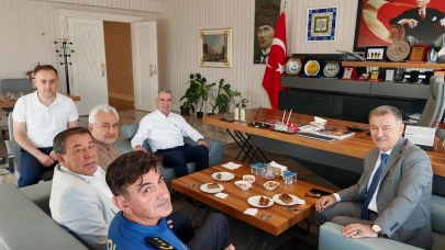 POMEM Müdürü Süleyman Gül’den Merzifon TSO’ya Veda Ziyareti