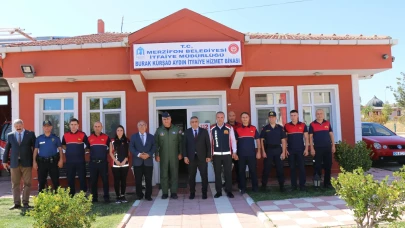 Merzifon’da İtfaiye Teşkilatına Teşekkür