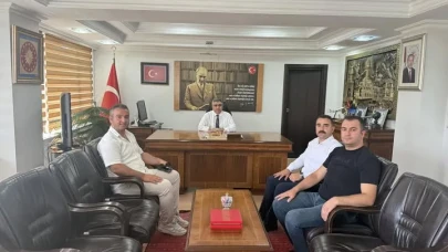 Gençlerden Kaymakam Karaaslan'a Ziyaret