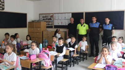 Suluova’da Minik Öğrencilere Trafik Eğitimi