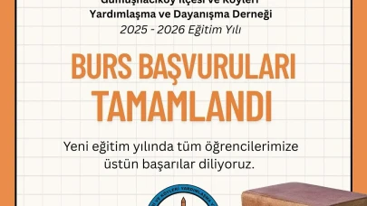 GÜMYAD 2025–2026 Burs Başvuruları Tamamlandı