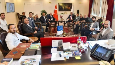 Merzifon TSO’dan Van Valisi Balcı’ya Ziyaret