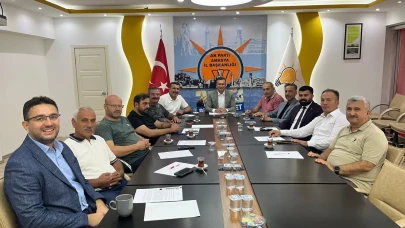 AK Parti Amasya Teşkilatında İstişare Toplantıları