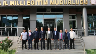 Milletvekili Hasan Çilez’den İl Milli Eğitim Müdürüne Ziyaret