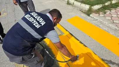 Suluova’da Yaya Güvenliği İçin “Önce Yaya” Çalışmaları Başlatıldı