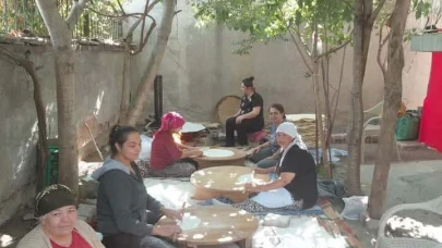 Merzifon’da Kadınların Kış Mesaisi!