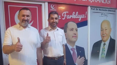 Yeniden Refah Partisi Gümüşhacıköy İlçe Başkanlığı Ofisi Açıldı