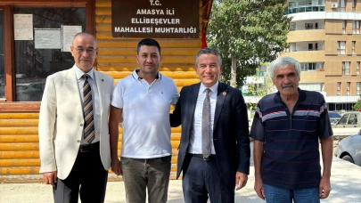 MHP Amasya İl Başkanı Mustafa Akgül’den Mahalle Ziyareti