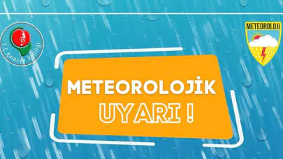 Amasya’ya Kuvvetli Yağış Uyarısı