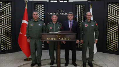 Amasya Valisi Bakan Misafirlerini Ağırladı