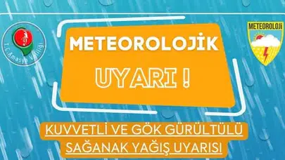 Amasya Valiliği’nden Sarı Kodlu Uyarı