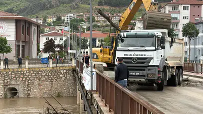 Amasya’da Su Taşkınına Karşı Önlem Alarmı