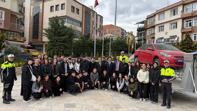 Merzifon’da Trafik Haftası Etkinliği Düzenlendi