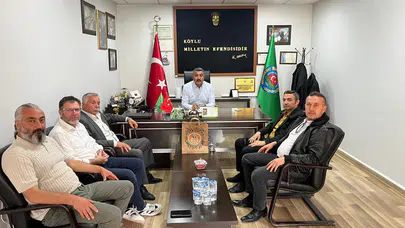 Başkan Aktaş Misafirlerini Ağırladı