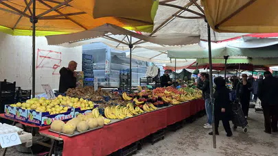 Merzifon Pazarı’nda Tezgahlar Renklendi