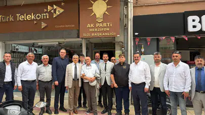 AK Parti Merzifon’da Bayramlaşma Coşkusu