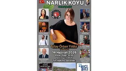 Çorum Narlık Köyü’nde Bahar Şenliği Heyecanı