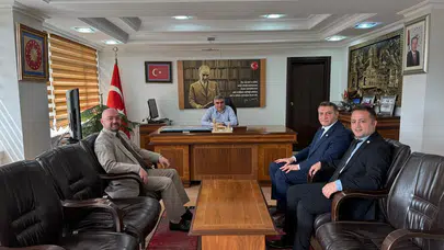 SGK Müdürü Yıldırım’dan Kaymakam Karaaslan’a Ziyaret