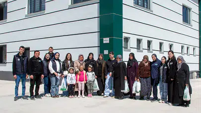 Amasya'da Üreten Kadınlar Tesisi İnceledi