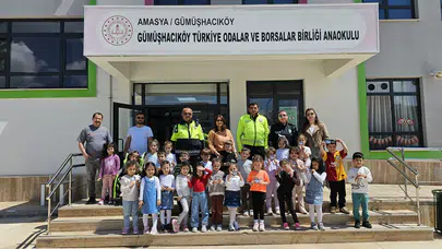 Gümüşhacıköy’de Trafik Bilinci Aşılandı