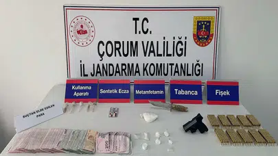 Çorum’da uyuşturucu operasyonu