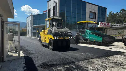 Hamamözü Devlet Hastanesi’nde Asfalt Çalışmaları Tamamlandı