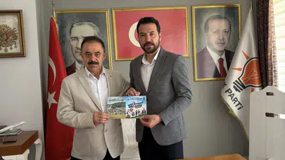 Vezirköprü Heyetinden AK Parti Merzifon İlçe Başkanlığına Ziyaret