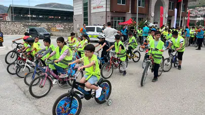Amasya’da Pedallar Sağlık İçin Döndü