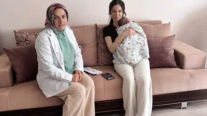 Taşova'da Lohusa Annelere Evde Sağlık Desteği